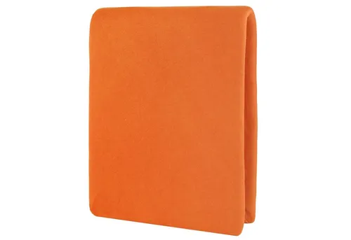 CelinaTex Spannbettlaken Aqua Laken Elastan Rundumgummi 140x200-160x220cm terrakotta, Baumwolle, (1 Stück), bügelfrei,dauerelastisch und weich,faltenfreier Sitz