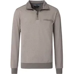 CASAMODA Sweattroyer Uni - Pullover für Herren, aus reiner Baumwolle mit normaler Passform und praktischer Brusttasche, ideal für lässige Looks.