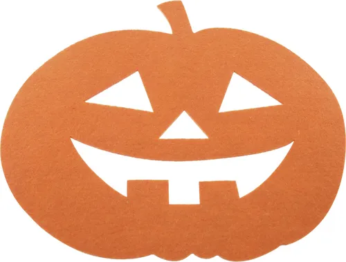 Tischset Kürbis Filz 26 x 30 cm orange in orange von Rodermund