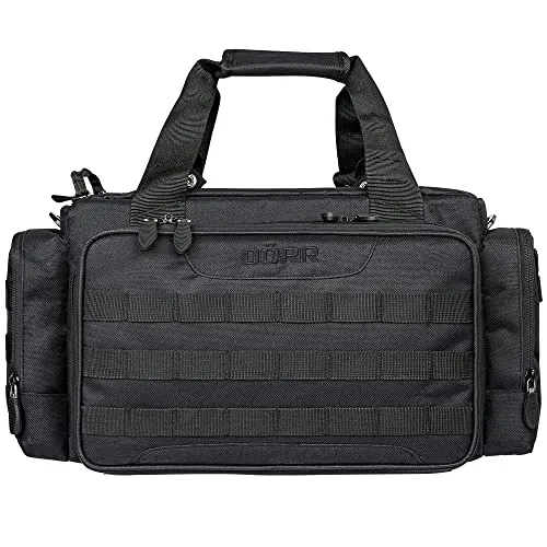 DÖRR Waffentasche Protac - Multifunktionale Einsatztasche für Outdoor-Aktivitäten - Gewehr-Weichkoffer aus robustem Polyester, ideal für Angeln, Bushcrafting und Jagen. Extrem fest gepolstert mit abschließbarem Hauptfach und vielen praktischen Fächern für Zubehör.
