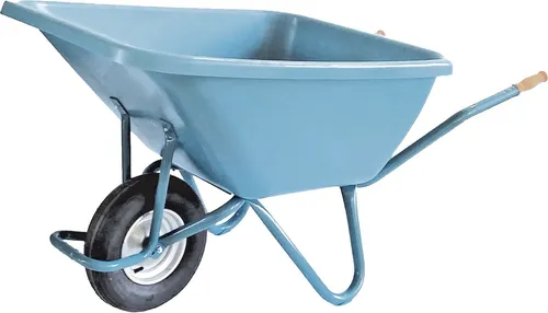 MEFRO Großmuldenkarre 200 Liter - Schubkarre aus robustem Kunststoff mit 200 L Volumen und 200 kg Tragfähigkeit, ideal für Gartenarbeit, Landschaftsbau und Landwirtschaft.