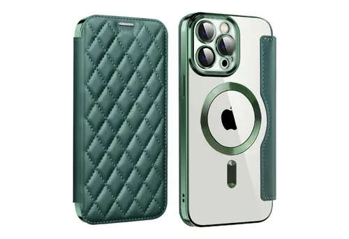 Wigento Handyhülle Für Apple iPhone 15 Pro Max 360 Grad Full MagSafe Anti Datenklau Hülle