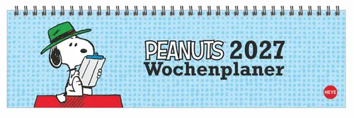 Heye | Peanuts Wochenquerplaner 2027 | Kalender | Deutsch | Spiralbindung | 2027
