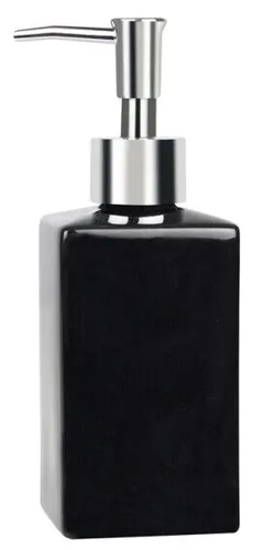 Seifenspender QUADRO black DH 6.50x16.50 cm schwarz