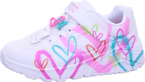 Skechers Uno Lite Trainingsschuh 32 EU – Bequem und stilvoll - Modischer Trainingsschuh in Größe 32 mit praktischem Klettverschluss. Ideal für aktive Kinder, bietet Komfort und Halt beim Spielen.