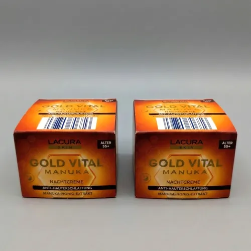 LACURA Gold Vital Manuka Nachtcreme 55+ mit Honig Extrakt