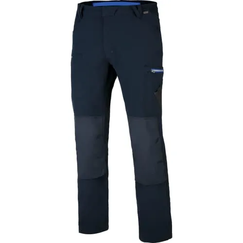 WÜRTH MODYF Bundhose Stretch Evolution - professionelle Arbeitshose für Herren - Bundhose mit Knieschutztaschen - in der Größe 24 in Blau Royal