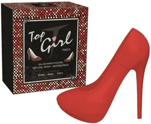 Tiverton Eau de Toilette Damen Parfum » roter Stiletto » 100 ml blumig/fruchtiges Parfüm, 1-tlg., » Top Girl Paris » Flakon als Absatzschuh