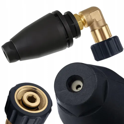 Rotationsdüse Turbo 90° Winkel – M22 Innengewinde | 150 bar 8 l/min | Für Karcher Bosch GHP Hochdruckreiniger