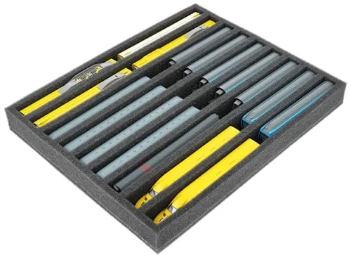 Feldherr Schaumstoffeinlage Spur N - stehend - 9 Stege für Modelleisenbahn - FS040A001