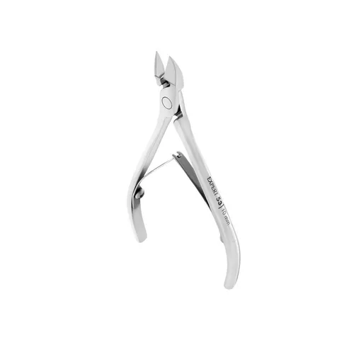 STALEKS Nagelhautzange Expert 53 Typ 10 – Handgeschliffen - Präzise Nagelhautzange für perfekte Ergebnisse. Mit gebogenem Griff und langlebigen Schneidkanten für eine mühelose Handhabung. Ideal für die professionelle Maniküre.