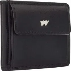 Braun Büffel Geldbörse Golf 2.0 Dollarclip schwarz - Hochwertige Herren-Dollartasche aus Premium-Rindsleder, 6 Kartenfächer und schmaler Design für unauffälligen Transport