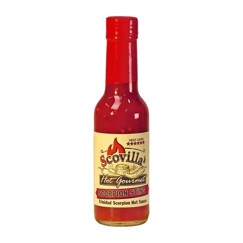 Scovilla´s 148ml Hot Gourmet Chili Sauce Scorpion Sting, Chilisoße 57,36€/L
