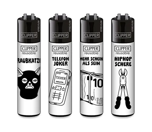 Clipper Feuerzeug Quartal 1/2025 (Junkie Tattoo)
