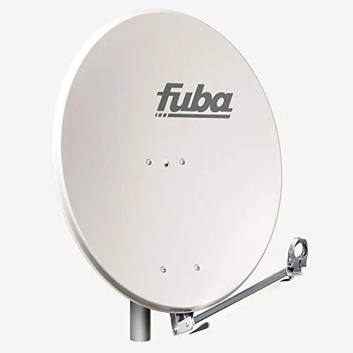 Fuba DAL 800 G Aluminium Satellitenschüssel 80cm - SAT-Antenne mit klappbarem LNB-Feedarm und innenliegender Kabelführung für einfache Installation und hohe Empfangsqualität selbst bei Schlechtwetter.