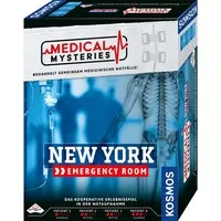 Medical Mysteries - New York Emergency Room - Kooperatives Gesellschaftsspiel, bei dem Spieler als Ärzte in einer Notaufnahme agieren, um spannende medizinische Rätsel zu lösen und Patienten zu behandeln.