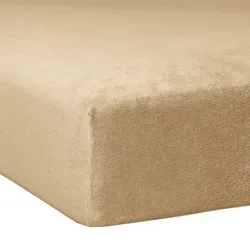 Traumschlaf Flausch Biber Spannbettlaken 120x200 cm - 130x200 cm | sand-braun - Kuscheliges Biber Spannbettlaken für Boxspringbetten. Hochwertige Baumwollqualität sorgt für gemütlichen Schlafkomfort und ist bis zu 35 cm hoch geeignet. Pflegeleicht und strapazierfähig – für einen perfekten Sitz!