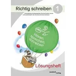 Richtig schreiben 1 (Lösungsheft)