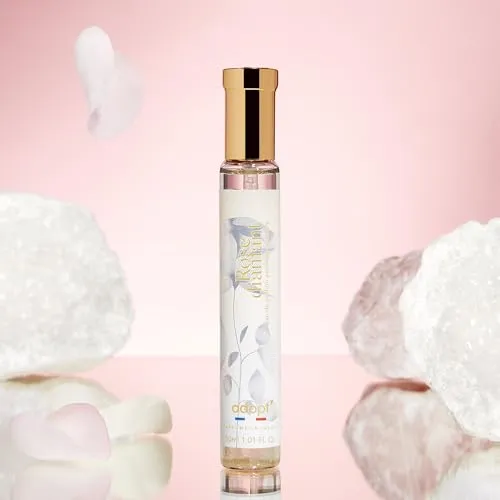 adopt ROSE DIAMANT, 30ml Eau de Parfum für Damen | eleganter, blumiger Duft mit Bergamot, Pfirsich und weißen Rosen, sinnlich mit Mandelmilch, Made in France, vegan, adopt:Damenduft