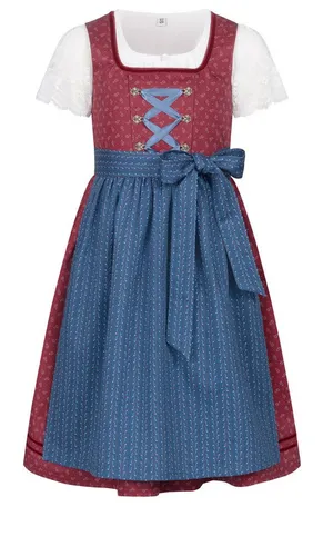 Nübler Dirndl Kinderdirndl Gesr in Bordo von Nübler - Rocklänge knielang