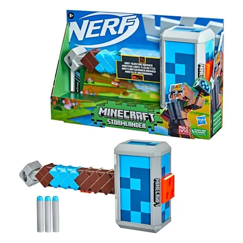 NERF Minecraft Stormlander Hammer