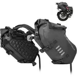 Satteltasche 18L 2x9L Wasserdicht Seitentasche Hecktasche Schwarz 18l