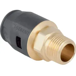 Geberit PushFit Übergang mit AG Ms d16-R1/2