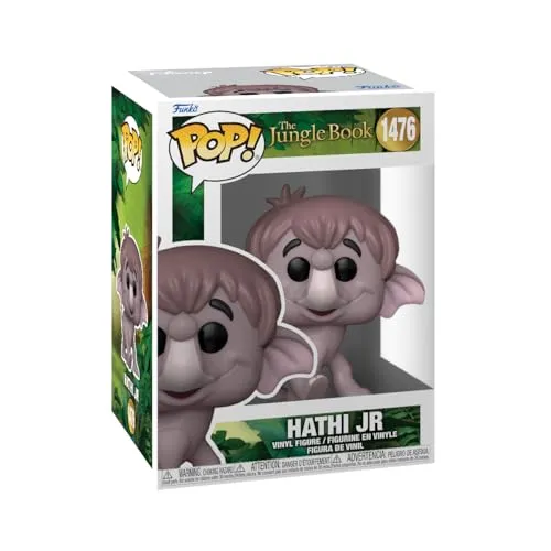 Funko Pop! Disney: TJB – Hathi Jr.​ - Jungle Book - Vinyl-Sammelfigur - Geschenkidee - Offizielle Handelswaren - Spielzeug Für Kinder und Erwachsene - Movies Fans - Modellfigur Für Sammler