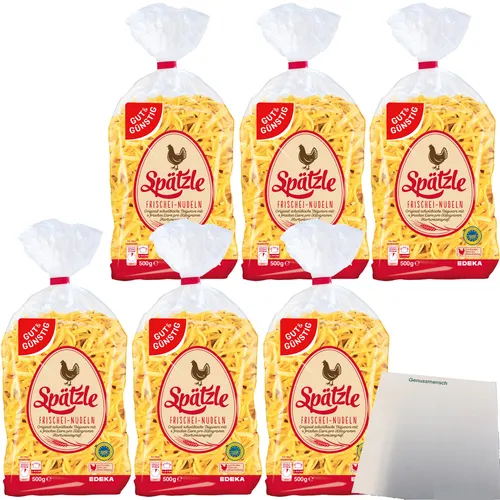 Gut&Günstig Eierspätzle 6er Pack 6x500g Packung usy Block