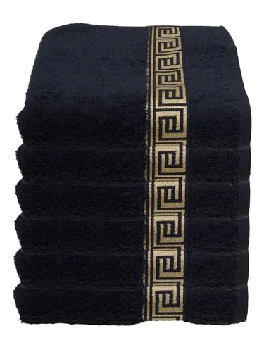 Julie Julsen Handtücher Set in schwarz von Julie Julsen