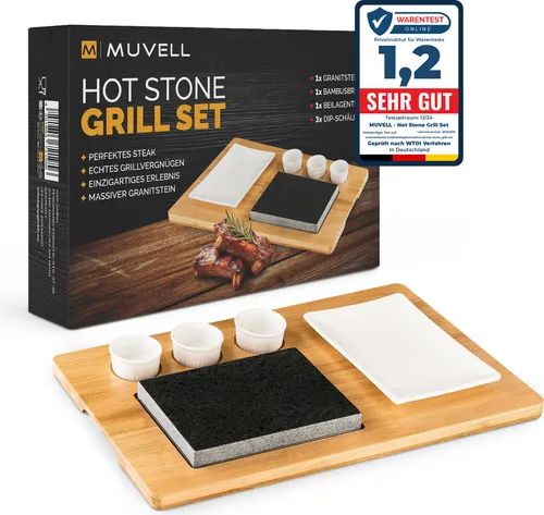 Produktbild Hot Stone Heißer Stein Grill Steak Stone Set