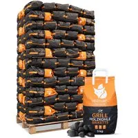 Heizfuxx Grillbriketts 5kg – Premium Grillkohle für perfekten Grillgenuss - Die 5 kg Premium-Grillbriketts bieten zuverlässige Brenndauer und gleichmäßige Hitze für unvergessliche Grillabende. Genießen Sie einfaches Grillen ohne ständiges Nachlegen – für beste Ergebnisse beim Grillen und Räuchern.