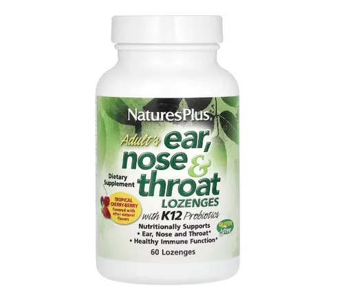 Produktbild NaturesPlus K12-Probiotika für Ohren, Nase & Hals