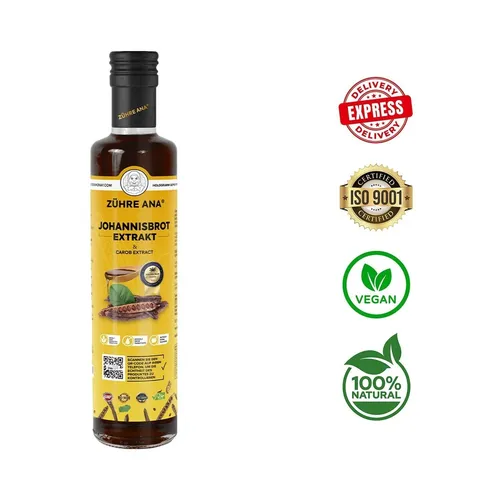 Keçiboynuzu Pekmezi - Johannisbrotbaumsirup - Bio Sirup aus Johannisbrotbaum, unterstützt die Immunität und Verdauung, ideal für eine gesunde Ernährung, glutenfrei und vegan.