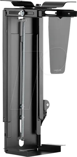 LOGILINK EO0030 - Drehbarer PC Halter mit Schnellverschluss - Halterungen am Arbeitsplatz, ideal für Computer bis 10 kg, mit 180° Drehung für einfachen Zugriff und variierbarer Größeneinstellung für optimale Raumnutzung.