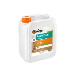 LOBA ParkettSoap - Wischpflegemittel für Parkett, 5 l Kanister - Eimer für die tägliche Reinigung und Pflege von geölten und gewachsten Holz-, Kork- und Steinfußböden, sorgt für strahlende Sauberkeit und Pflege.