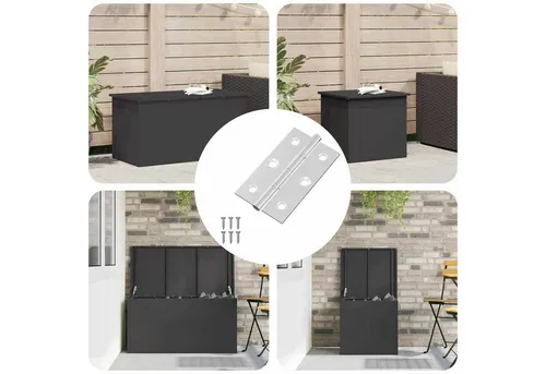 vidaXL Scharnier Uni 899 Stück Silber 58 x 35 x 1 mm aus Stahl - Robustes Scharnier aus langlebigem Stahl für zuverlässige Türfunktionen. Ideal für vielseitige Anwendungen, schützt die polierte Oberfläche vor Feuchtigkeit und sorgt für eine lange Lebensdauer.