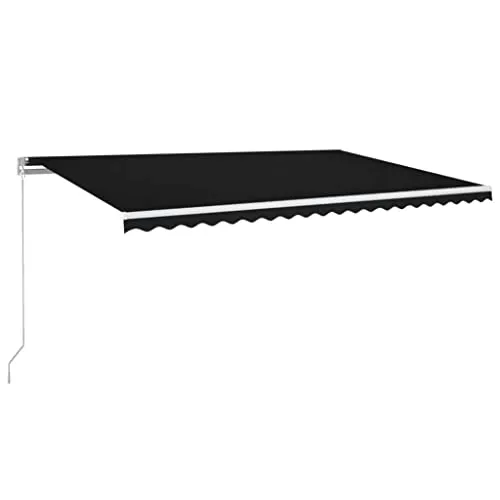 vidaXL Gelenkarmmarkise 500x350cm - Markise für Balkon und Garten, UV- und wasserbeständig mit anpassbaren Winkeln für optimalen Sonnenschutz und Sichtschutz.