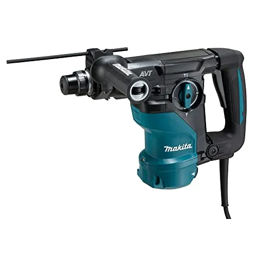 Makita HR3011FCJ Kombihammer - leistungsstarker 3,9 Joule Kombihammer, ideal für Beton, Stahl und Holz mit SDS-plus Aufnahme und vielseitiger Meißelfunktion