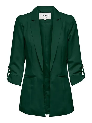 ONLY Kurzblazer ONLKAYLE-ORLEEN 3/4 BLAZER TLR NOOS, Pine Grove - Modischer Kurzblazer in Pine Grove mit 3/4-Ärmeln, elastischem Material für optimalen Tragekomfort, ideal für jeden Anlass.