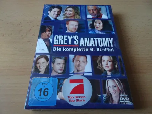 DVD Box Grey`s Anatomy - Die komplette Sechste Staffel - NEU/OVP