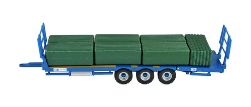 1:32 BRITAINS Trailer Bale Throw Wagon - Modell für Landwirtschaftsfahrzeuge - Maßstab: 1:32, detailgetreues Modell für Liebhaber von Landwirtschaftsfahrzeugen und Sammler.
