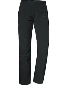 Schöffel Damen Pants Engadin1 Warm L - Wanderhosen für kalte Tage: Robuste Thermohose mit 4-Wege-Stretch und vorgeformtem Knie, ideal für optimale Bewegungsfreiheit und Komfort beim Wandern.