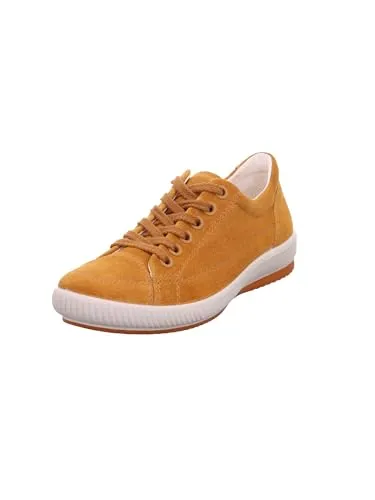 Legero Damen Tanaro Sneaker - MOSTARDA (BRAUN) 3700, 38.5 EU - Damen-Sneaker mit geometrischer Schnittführung für dynamischen Look, weichem Leder und praktischem Reißverschluss für schnellen Einstieg.