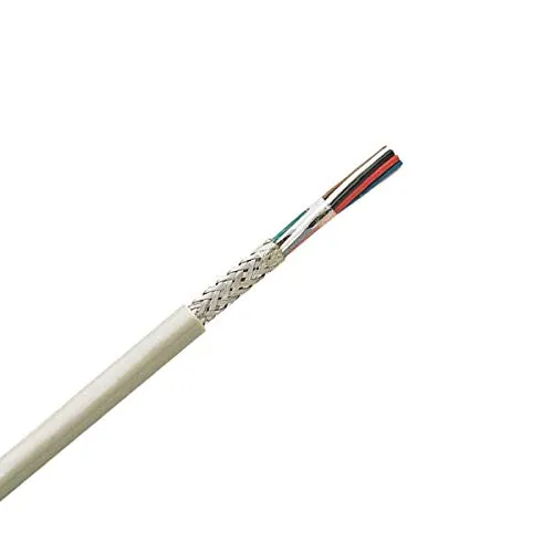WITTKOWARE LiYCY 8x0,25mm² Elektronik-Steuerleitung mit Geflecht Abschirmung, Kupfer, Mantelfarbe grau, Kabellänge 25m