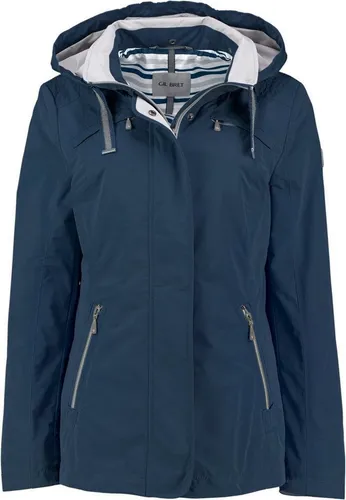 Barbara Lebek Steppjacke BARBARA LEBEK Steppjacke bordeaux mit modischem Webpelz