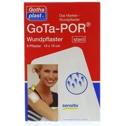 Gota-por Wundpflaster Steril 100x150 mm 5 St