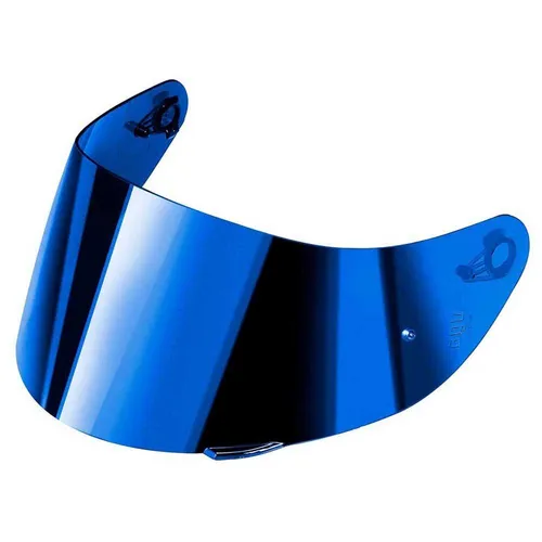 AGV K3 Helmvisier XL-XXL Iridium Blue - Motorrad-Headset, hochwertiges iridium-blaues Visier für optimalen UV-Schutz und verbessertes Sichtfeld.