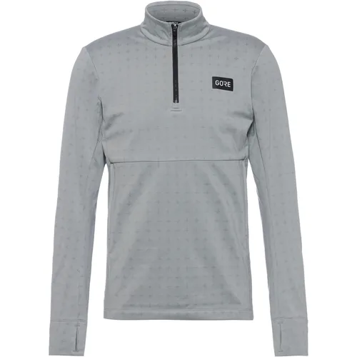 GOREWEAR Everyday Thermo 1/4-Zip Herren Shirt, Lab Gray, S - Sportshirt für Herren, ideal für Laufen, Radfahren und Skifahren. Atmungsaktives Material mit Daumenöffnungen für zusätzlichen Komfort und Wärme.