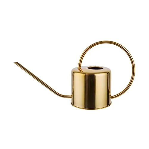 BUTLERS Gießkanne 1,3l aus Edelstahl in glänzender Optik und modernem Design -Florence- Blumengießkanne für Zimmerpflanzen | Ideal auch für den Balkon oder Garten